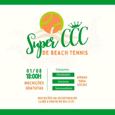 1ª Etapa Super CCC de Beach Tennis!